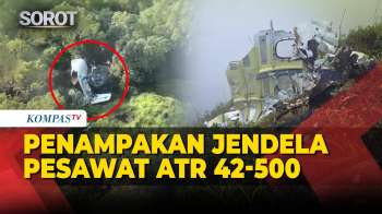 Penampakan Jendela Hingga Ekor Pesawat ATR 42-500 Ditemukan Di Gunung Bulusaraung