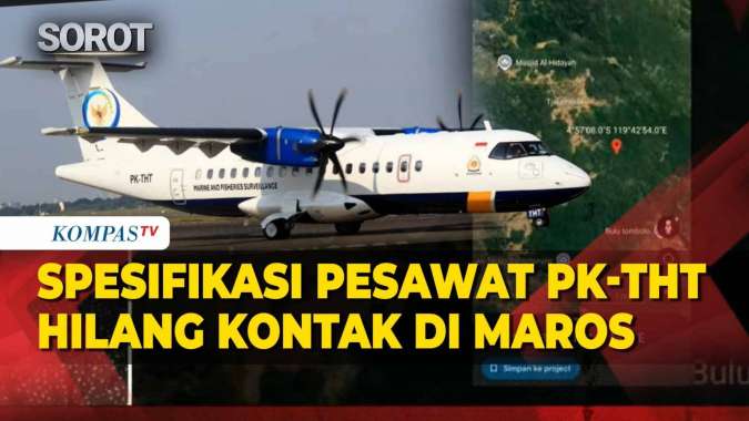 Spesifikasi Pesawat ATR 42-500 Rute Jogja-Makassar Hilang Kontak di Maros