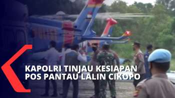 Jelang Nataru, Kapolri Listyo Sigit Tinjau Kesiapan Pos Pantau Lalin di Cikopo
