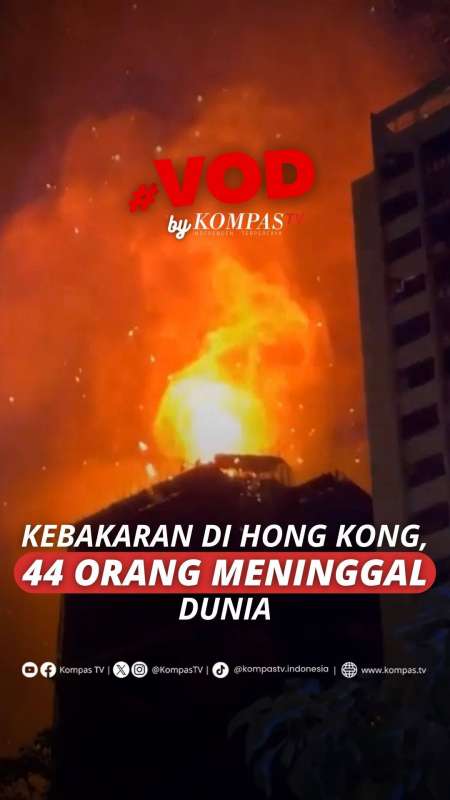 KEBAKARAN DI APARTEMEN DI HONG KONG, 44 ORANG MENINGGAL DUNIA