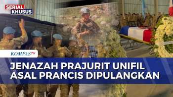 Jenazah Prajurit UNIFIL Asal Prancis Yang Tewas Di Lebanon Dipulangkan | KOMPAS PETANG