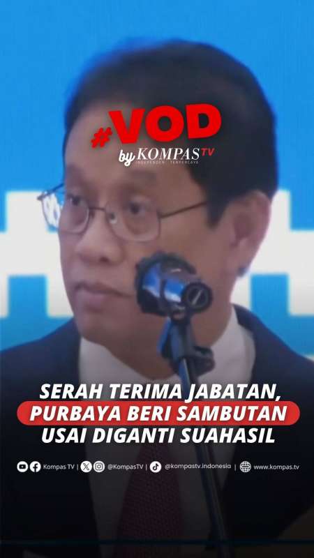 Sambutan Purbaya di Acara Serah Terima Jabatan Menkeu Bersama Suahasil Nazara