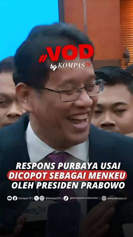 Respons Purbaya Usai Dicopot Sebagai Menteri Keuangan oleh Presiden Prabowo