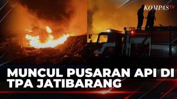 Kebakaran TPA Jatibarang Mengganas, Pusaran Api Meliuk-liuk Bak Puting Beliung | KOMPAS PAGI