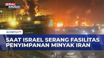 Membara! Serangan Israel Hantam Kilang Minyak Teheran, 3 Depot Dilaporkan Terbakar
