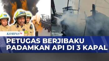 Api Cepat Menjalar, Tiga Kapal Nelayan Di Muara Angke Diduga Terbakar Karena Korsleting Listrik