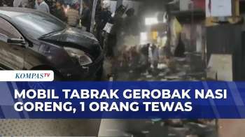 Mobil Hilang Kendali Tabrak Gerobak Nasi Goreng di Garut, Sebabkan 1 Orang Tewas & 3 Luka-Luka