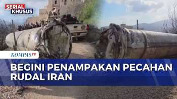 Penampakan Pecahan Rudal Iran Yang Jatuh Di Yerusalem Timur | KOMPAS PETANG
