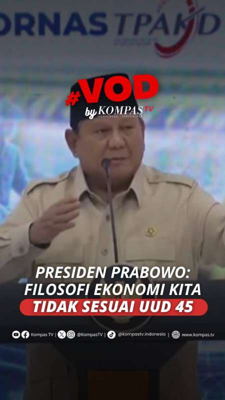 Prabowo Blak-blakan Nyatakan Filosofi Ekonomi Indonesia Tak Sesuai UUD 45