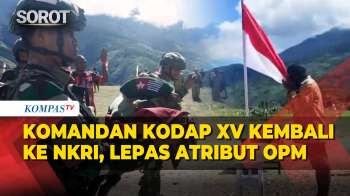 Lepas Atribut OPM dan Serahkan 5 Senjata, Komandan Kodap XV Kembali ke Pangkuan NKRI