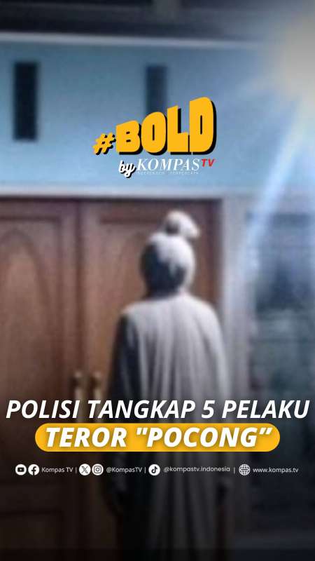 POLISI TANGKAP 5 PELAKU TEROR POCONG