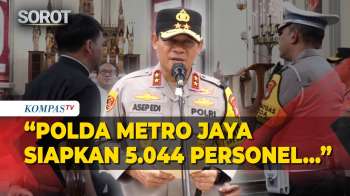Polda Metro Jaya Kerahkan 5.044 Personel Untuk Pengamanan Perayaan Natal Dan Tahun Baru 2026