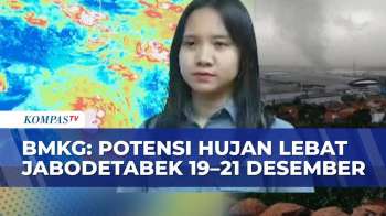 BMKG: Potensi Hujan Lebat Jabodetabek 19-21 Desember