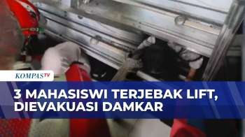Lift Kampus Tiba-Tiba Mati, 3 Mahasiswi Terjebak Di Lantai 5 Berhasil Diselamatkan Damkar
