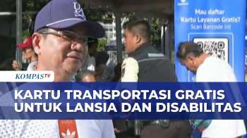 Gratis Naik TransJakarta, MRT, LRT, Dishub DKI Buka Pendaftaran Kartu Layanan Lansia & Disabilitas