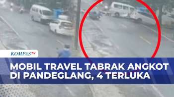 Kronologi Kecelakaan Di Jalur Labuan-Carita: Travel Tabrak Angkot, 4 Orang Terluka