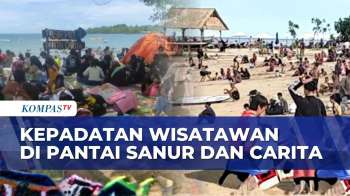 Tiket Ramah Kantong & Panorama Indah, Pantai Sanur Dan Carita Diserbu Wisatawan Saat Libur Lebaran