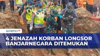 Longsor Banjarnegara: Tim SAR Temukan 4 Jenazah, 21 Orang Korban Masih Hilang