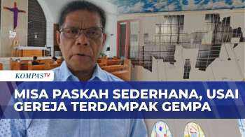 Gereja Terdampak Gempa, Ribuan Umat Katolik Di Minahasa Siap Gelar Ibadat Paskah Dengan Sederhana