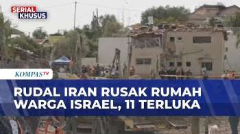 Rudal Iran Hantam Rumah Warga Israel, 11 Orang Terluka | SAPA MALAM