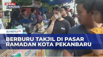 Bubur Candil Jadi Primadona Warga saat Berburu Takjil, Begini Suasana Pasar Ramadan di Pekanbaru