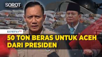 Menko AHY Salurkan 50 Ton Beras Dari Presiden Prabowo Untuk Aceh