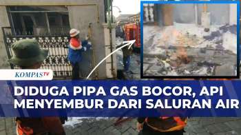 Saluran Air Di Surabaya Mendadak Mengeluarkan Api, Dugaan Kebocoran Pipa Gas Diselidiki | SAPA MALAM