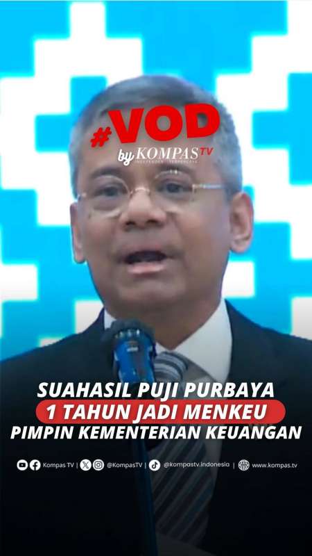 Suahasil Puji Purbaya 1 Tahun Jadi Menteri Keuangan Pimpin Kementerian Keuangan