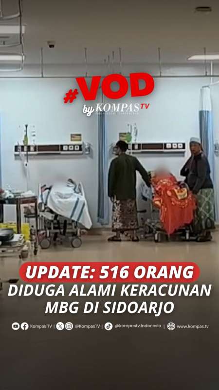 Update: 516 Orang Diduga Alami Keracunan MBG Di Sidoarjo