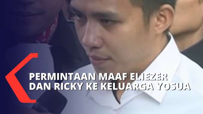 Richard Eliezer dan Ricky Rizal Minta Maaf ke Keluarga Yosua Hutabarat!