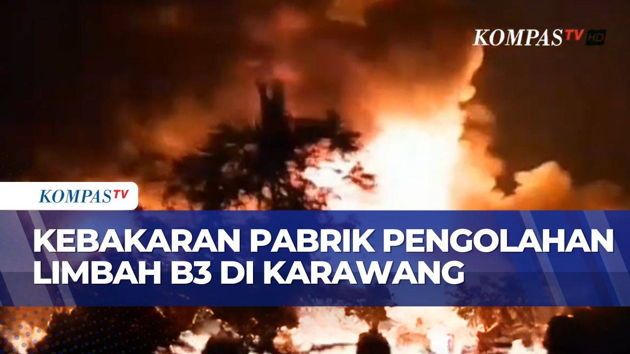Pabrik Pengolahan Limbah B3 di Karawang Ludes Terbakar | BERUT
