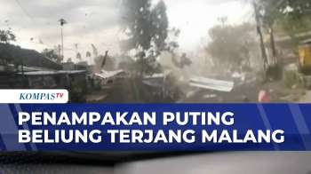Ngeri! Rekaman Detik-Detik Puting Beliung Terpa Malang, Puluhan Rumah Rusak Parah | KOMPAS PETANG
