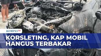Diduga Korsleting, Kap Mobil Hangus Terbakar Di Jalan Kemanggisan | KOMPAS PETANG