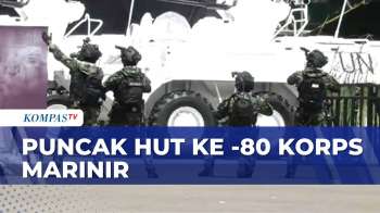 HUT Ke -80 Korps Marinir, Atraksi Operasi Pemberantasan Terorisme Digelar | KOMPAS PETANG