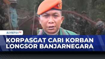 TNI AU Kerahkan Korpaskgat Bantu Pencarian Korban Longsor Banjarnegara | KOMPAS PETANG