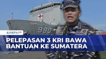 TNI AL Dan Pemprov Jakarta Lepas Isi Bantuan Ke Sumatera Dan Aceh, 3 KRI & 5 Helikopter Dikerahkan