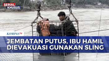 Detik-Detik Evakuasi Ibu Hamil Dari Bener Meriah Ke Kabupaten Bireuen Dengan Tali Sling