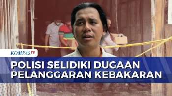 Olah TKP Kebakaran Kantor Terra Drone Di Kemayoran, Polisi Periksa 6 Karyawan Yang Selamat