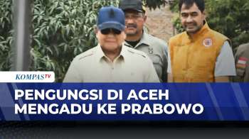 Presiden Prabowo Tinjau Pengungsian Takengon, Warga Keluhkan Air Bersih Dan Hunian Sementara