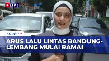 Terkini! Libur Nataru, Arus Lalu Lintas Kawasan Lembang Bandung Mulai Ramai | KOMPAS SIANG