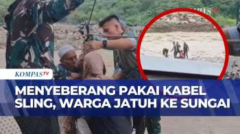 Warga Aceh Tengah Jatuh Ke Sungai Saat Menyeberang Pakai Kabel Sling | SAPA PAGI