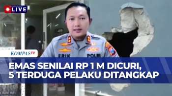 [FULL] Polisi Tangkap 5 Terduga Pelaku Pencurian Toko Emas Senilai Rp 1 Miliar Di Magetan