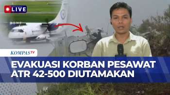 Puing Pesawat ATR 42-500 Ditemukan, Tim SAR Prioritaskan Evakuasi Korban | KOMPAS PETANG
