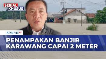 Penampakan Banjir Karawang Setinggi 2 Meter Rendam Ribuan Rumah Dan Sawah| KOMPAS SIANG