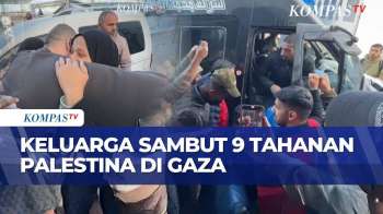 Israel Bebaskan 9 Tahanan Palestina, Keluarga Sambut Kedatangan | BERUT