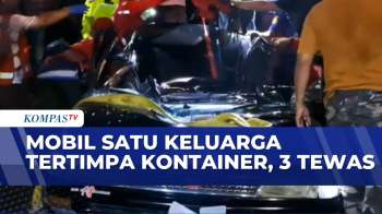 Truk Kontainer Bermuatan Minyak Goreng Terguling Timpa Satu Keluarga, 3 Orang Tewas | SAPA PAGI
