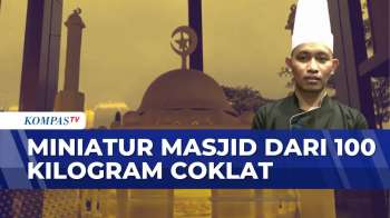 Unik! Miniatur Masjid Terbuat Dari 100 Kilogram Cokelat di Malang | KOMPAS PETANG