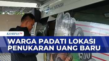 Warga Di Palu Padati Lokasi Penukaran Uang Yang Disediakan BI | KOMPAS SAHUR