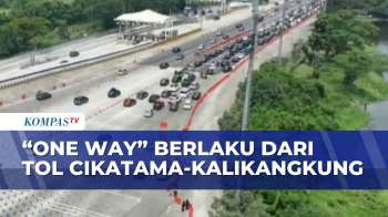 Mudik Makin Padat! One Way Nasional Resmi Berlaku Dari Tol Cikatama Hingga Kalikangkung