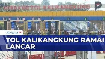 Arus Lalu Lintas Tol Kalikangkung Ramai Lancar Pada 20 Maret 2026 | KOMPAS SIANG